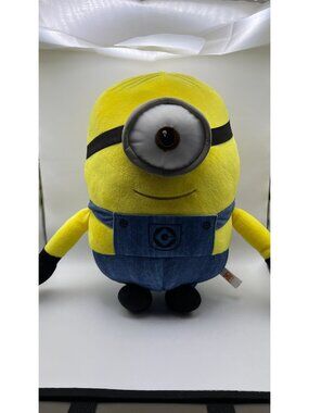Minions Plush Toy Large 16 Inch One-Eyed Despicable Me Character Soft Yellow & B